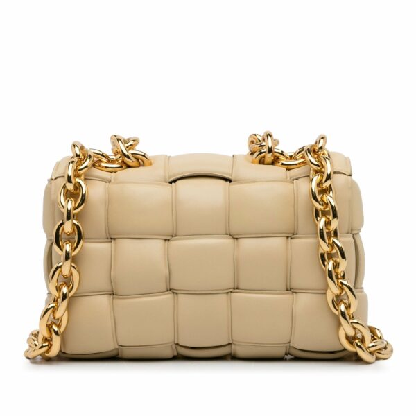 Bottega Veneta Padded Chain Cassette Light Brown - Image 5