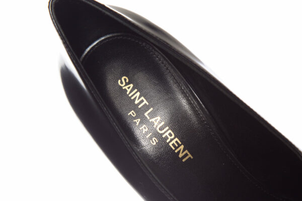 YSL Black Pointed Toe Heels SZ 37 - Image 7