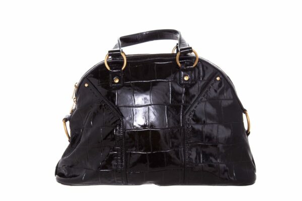 YSL Vintage Black patent Handbag - Image 3