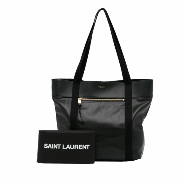 Black YSL Daily Cabas Small Tote Bag - Image 9