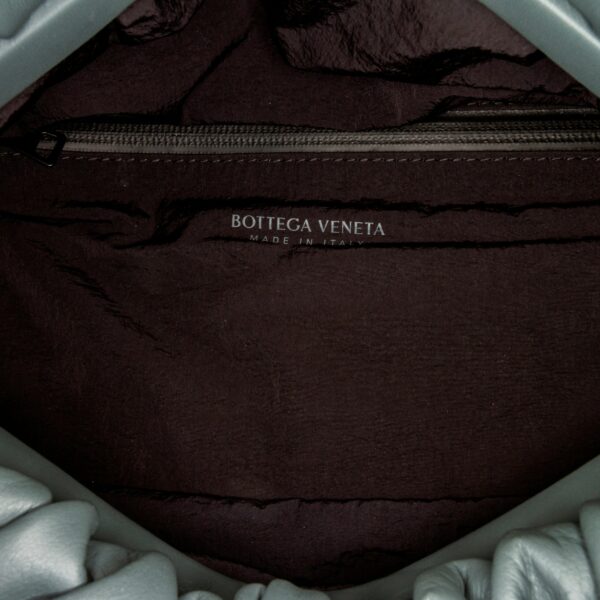 Bottega Veneta Body Pouch Grey Leather - Image 6