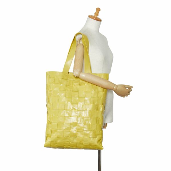 Yellow Bottega Veneta Maxi Intrecciato Cassette Tote Bag - Image 13