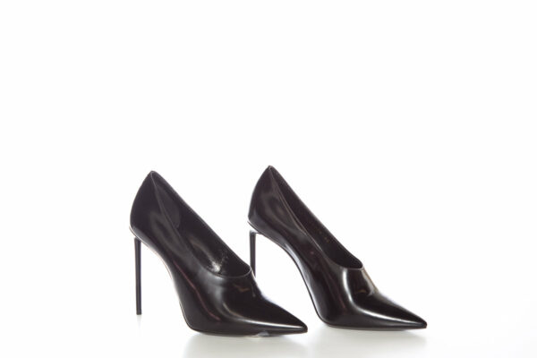 YSL Black Pointed Toe Heels SZ 37 - Image 2