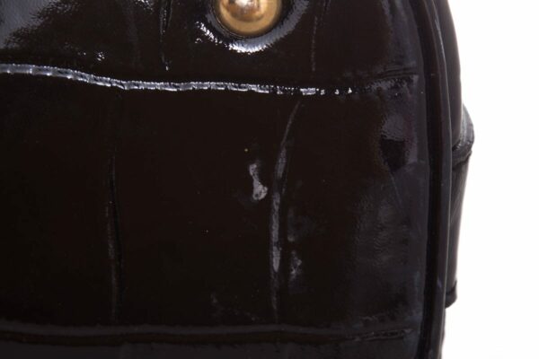 YSL Vintage Black patent Handbag - Image 5