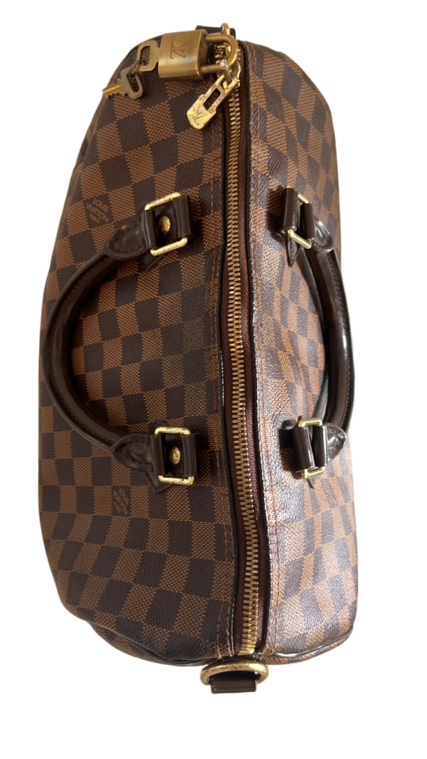 LV Speedy 30 Bandouliere, Damier Ebene - Image 11