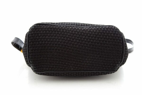 Bottega Veneta Vintage Black Woven Handbag - Image 4