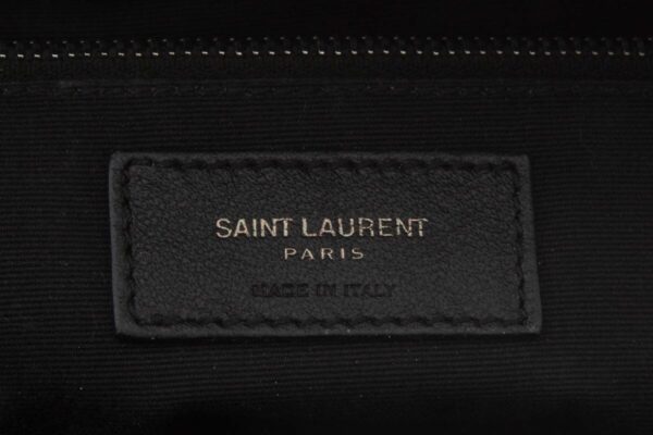 YSL Black Leather Nicki Handbag - Image 6