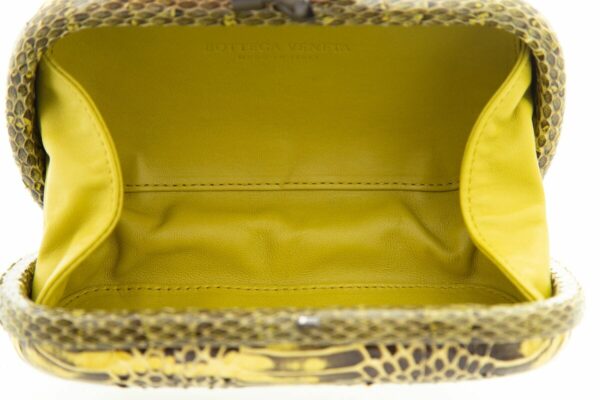 Bottega Veneta Yellow Python "the Knot" Clutch - Image 5