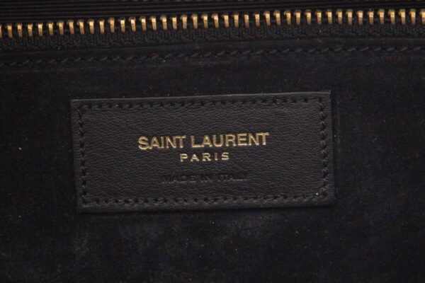 YSL Cabas Rive Gauche Leather Handbag - Image 7