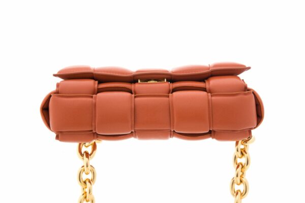 Bottega Veneta Orange Charlotte Padded Handbag - Image 4