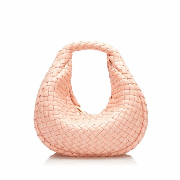 Bottega Veneta Jodie Mini Pink Padded Intrecciato - Image 9