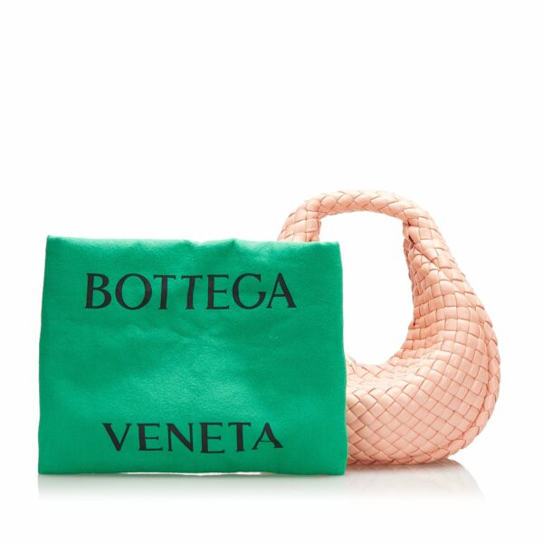 Bottega Veneta Jodie Mini Pink Padded Intrecciato - Image 2