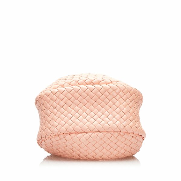 Bottega Veneta Jodie Mini Pink Padded Intrecciato - Image 4