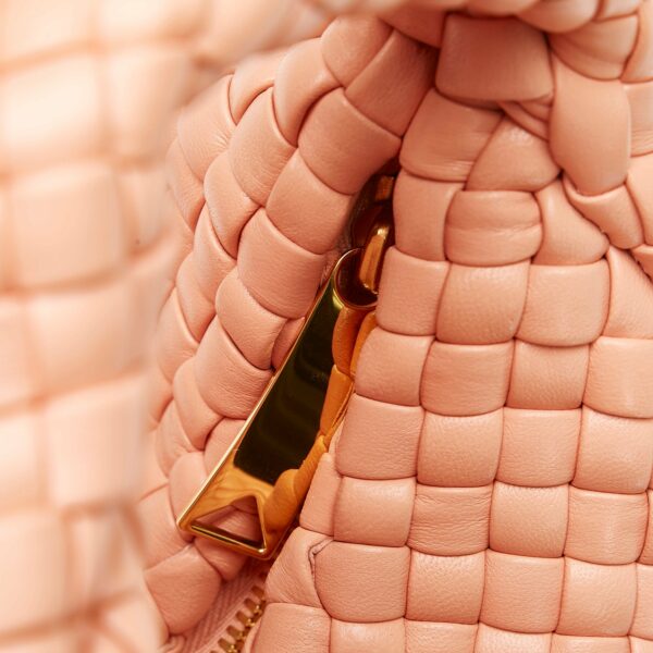 Bottega Veneta Jodie Mini Pink Padded Intrecciato - Image 8