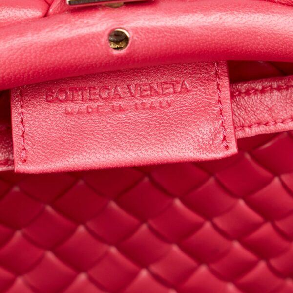 Bottega Veneta The Handle Mini Pink Intrecciato - Image 7