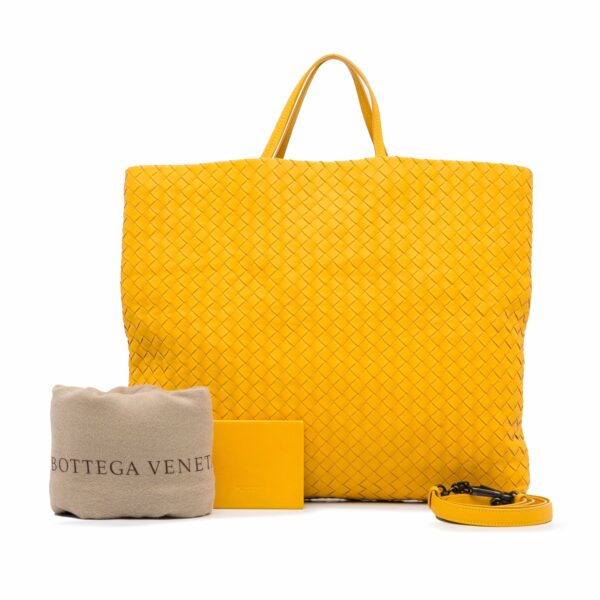 Bottega Veneta Nappa Yellow Intrecciato - Image 9