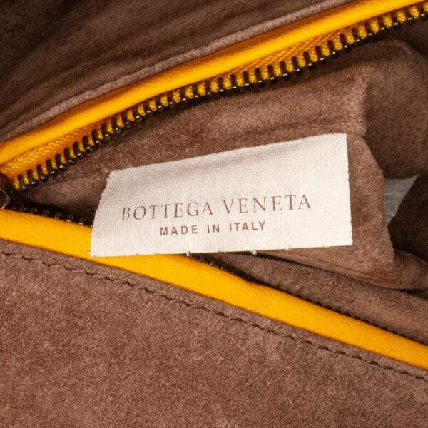 Yellow Bottega Veneta Intrecciato Nappa Tote Bag Satchel - Image 7