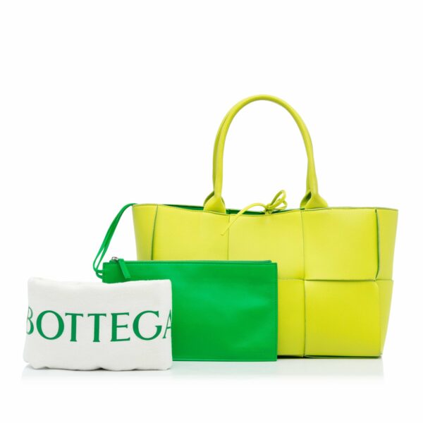 Green Bottega Veneta Maxi Intrecciato Small Arco Tote - Image 11