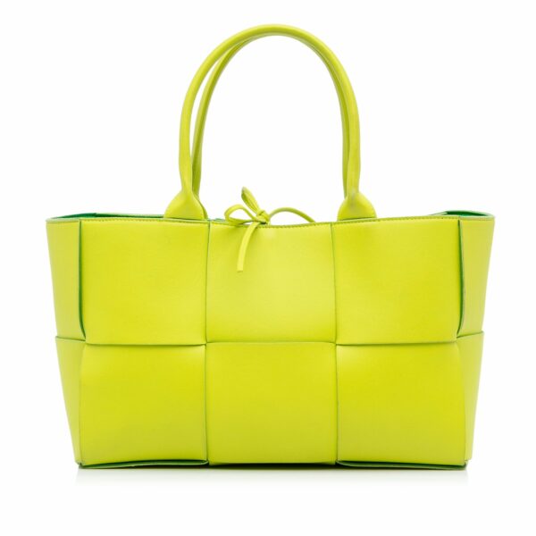 Green Bottega Veneta Maxi Intrecciato Small Arco Tote - Image 2