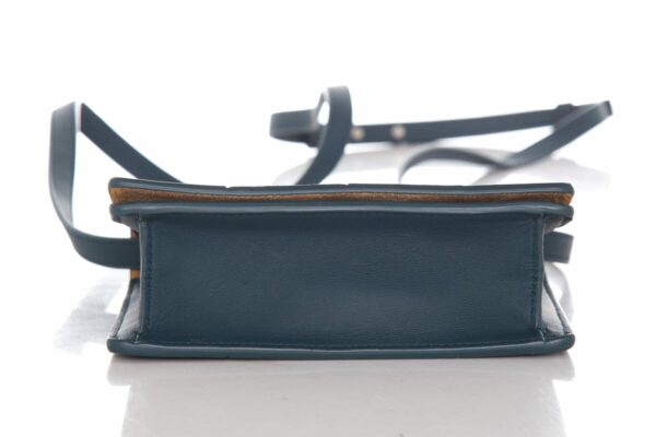 Bottega Veneta Teal Mini Cassette Cross-Body - Image 5