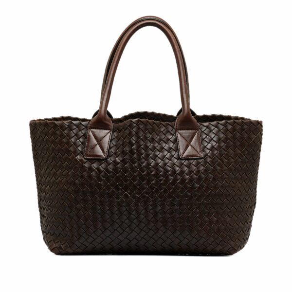 Brown Bottega Veneta Intrecciato Cabat Tote Bag - Image 10