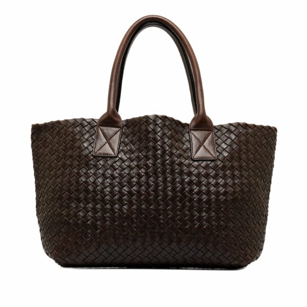 Brown Bottega Veneta Intrecciato Cabat Tote Bag - Image 2