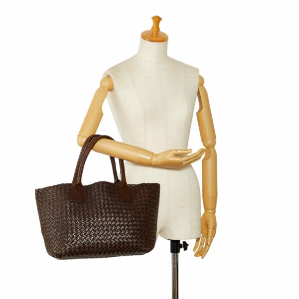 Brown Bottega Veneta Intrecciato Cabat Tote Bag - Image 8