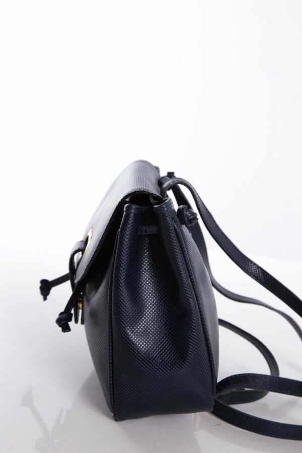 Bottega Veneta Blue Vintage Leather Mini Backpack - Image 4