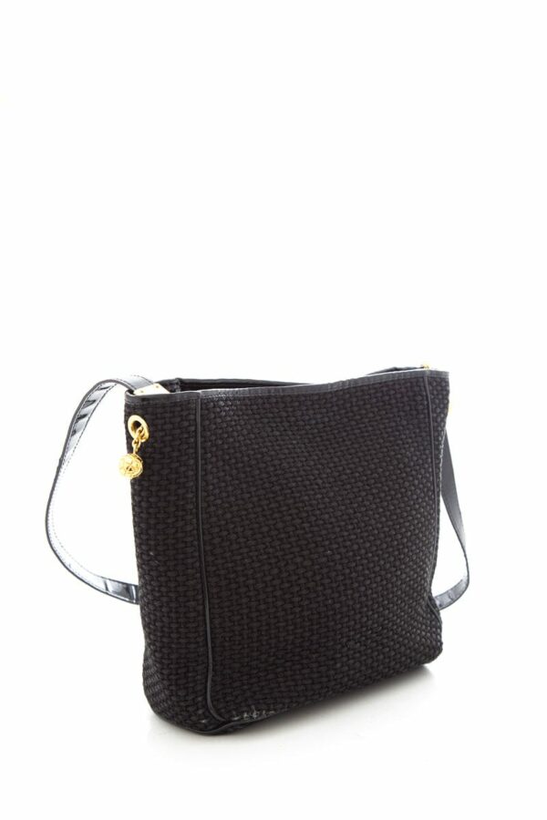 Bottega Veneta Vintage Black Woven Handbag - Image 2