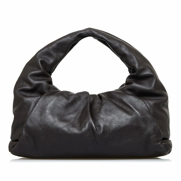 Bottega Veneta Shoulder Pouch Medium Black - Image 2