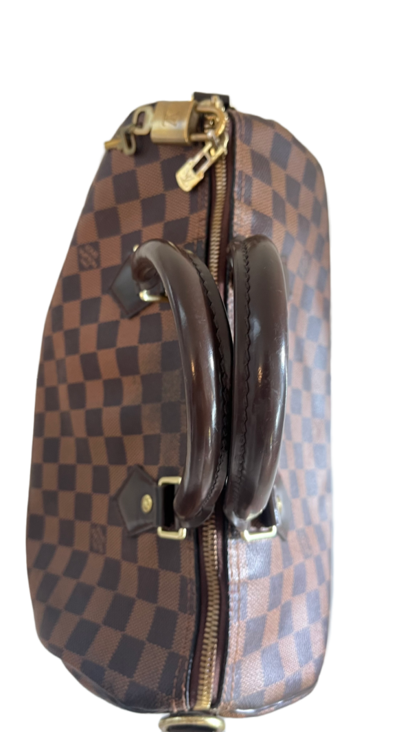 LV Speedy 30 Bandouliere, Damier Ebene - Image 12