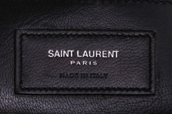 YSL Burgundy Classic Medium College Bag - Image 7