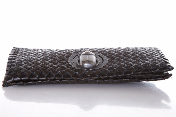 Bottega Veneta Vintage Black Scarab Beatle Clutch - Image 5