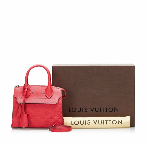 LV Pont Neuf Mini Red Monogram Empreinte - Image 9