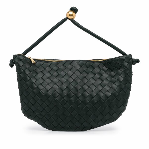 SALE Bottega Veneta Turn Dark Green Intrecciato - Image 10