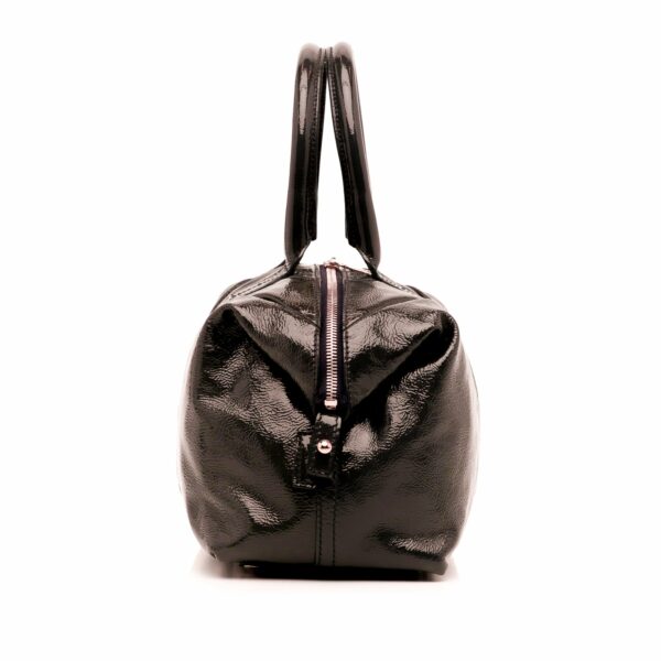 Brown YSL Easy Y Patent Leather Tote - Image 2