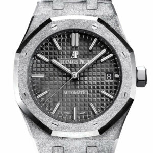 Audemars Piguet Royal Oak Frosted Gold Black Dial Ladies 18K White Watch 15454Bc.gg.1259Bc.03