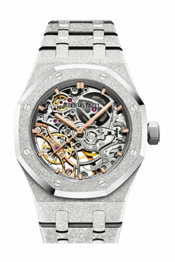 Audemars Piguet Royal Oak 37 Double Balance Wheel Openworked White Gold Skeleton Dial 15466BC.GG.1259BC.01