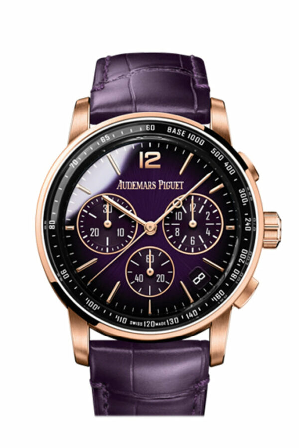 Audemars Piguet Code 11.59 41 Chronograph Rose Gold Purple Dial 26393OR.OO.A616CR.01