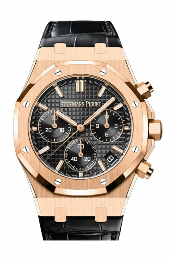 Audemars Piguet Royal Oak 41 Chronograph Black Dial Rose Gold 26240OR.OO.D002CR.01 DCM