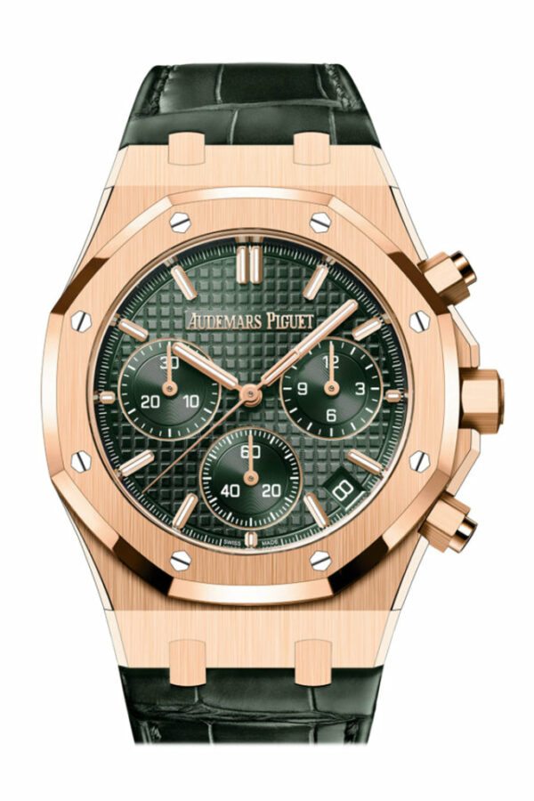 Audemars Piguet Royal Oak 41 Chronograph Khaki Green Dial Rose Gold 26240OR.OO.D404CR.01 DCM