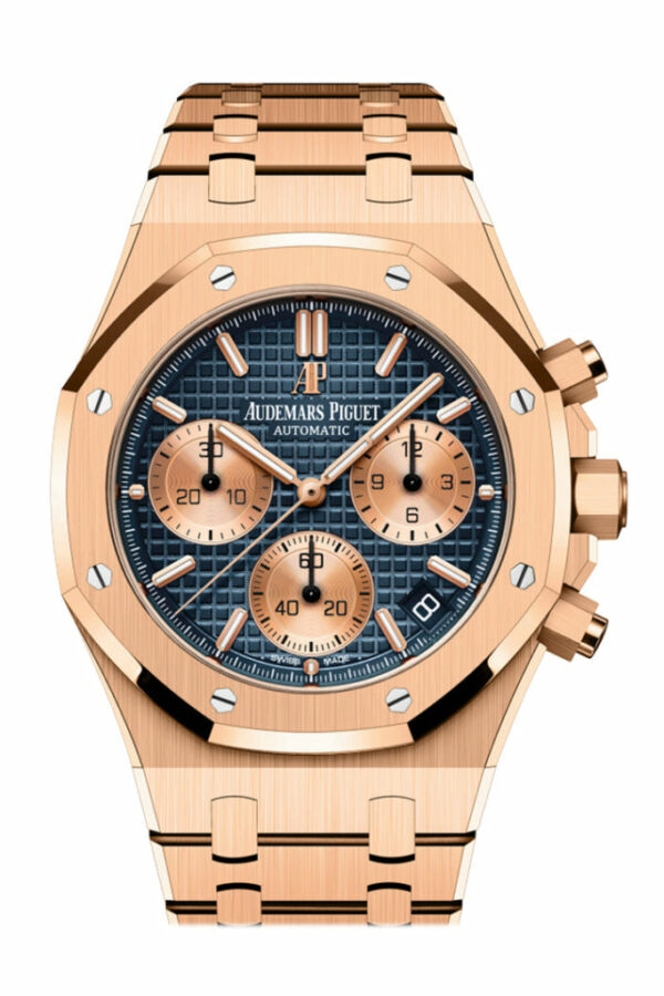 Audemars Piguet Royal Oak 41 Chronograph Blue Dia  Rose Gold 26239OR.OO.1220OR.01 DCM