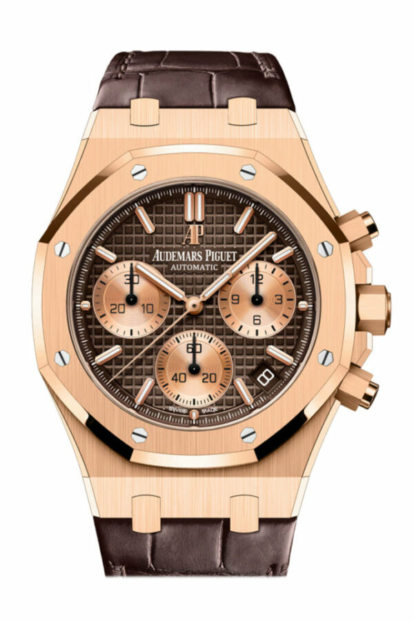 Audemars Piguet Royal Oak 41 Chronograph Brown Dial Rose Gold 26239OR.OO.D821CR.01 DCM