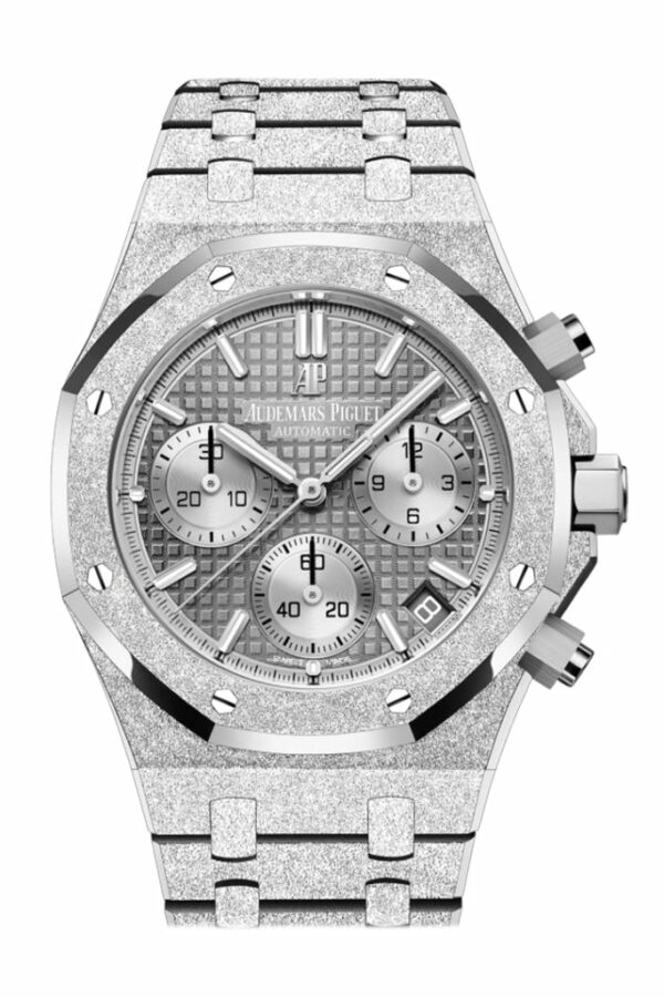 Audemars Piguet Royal Oak 41 Chronograph Grey Dial White Gold Frosted Gold 26239BC.GG.1224BC.01 DCM