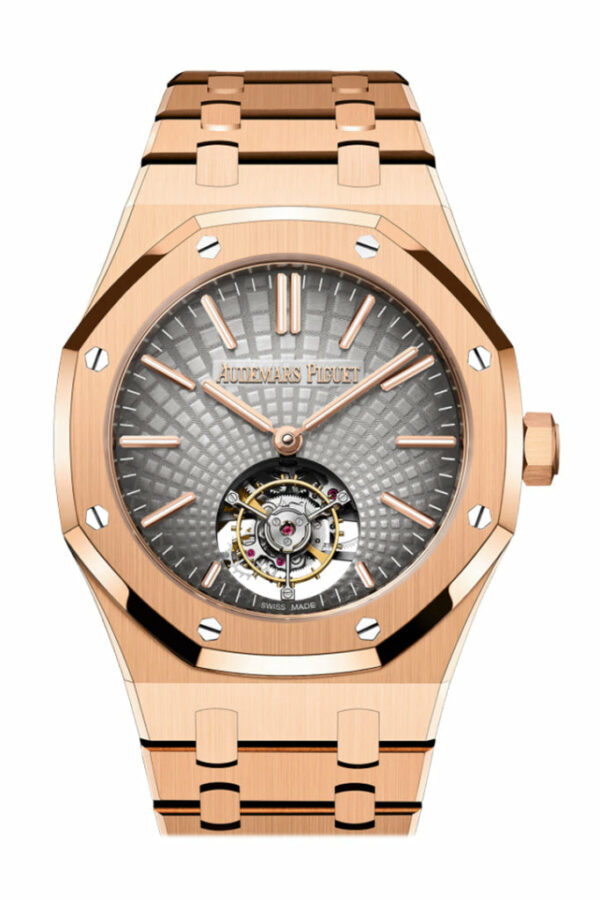 Audemars Piguet Royal Oak 41  Flying Tourbillon Grey Dial Rose Gold 26530OR.OO.1220OR.01 DCM