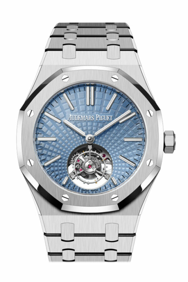 Audemars Piguet Royal Oak 41 Flying Tourbillon Light Blue Dial Platinum 26530PT.OO.1220PT.01