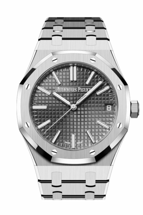 Audemars Piguet Royal Oak 41 Grey Dial 50th Anniversary Watch 15510ST.OO.1320ST.05