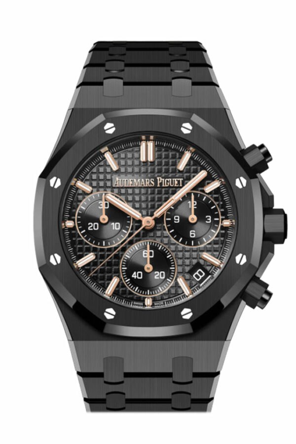 Audemars Piguet Royal Oak 41 Black dial Black ceramic Watch 26240CE.OO.1225CE.01