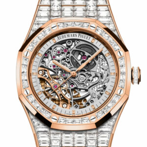 Audemars Piguet Royal Oak 41 Openworked Rhodiumdial 18-carat Pink gold Watch 15417OR.ZZ.1267OR.01