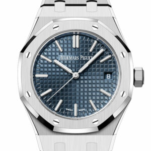 Audemars Piguet Royal Oak 37 ÒBleu nuit nuage 50Ó dial Stainless steel Watch 15550ST.OO.1356ST.02